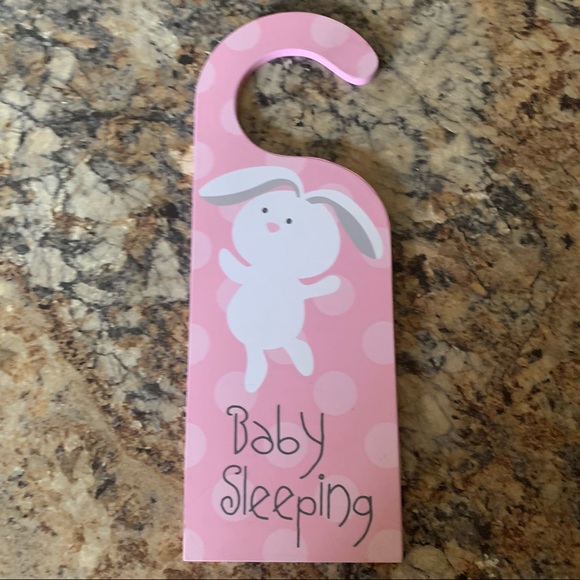 Pink Bunny nursery decor door and wall hanging head - Picture 5 of 5